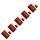 FOUR Connect 4-690827 M4 20mm2 red fork connector, 5kpl