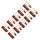 FOUR Connect 4-690933 M6 10mm2 red ring terminal, 10pcs