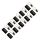 FOUR Connect 4-690962 M8 20mm2 black ring terminal, 10pcs