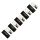 FOUR Connect 4-690964 M8 50mm2 black ring terminal, 5pcs