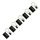 FOUR Connect 4-690966 M12 20mm2 black ring terminal, 5pcs