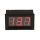 FOUR Connect 4-VD1R voltmeter, red