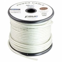 FOUR Connect STAGE3 10mm2 S-TOFC Power Cable, Satin silver