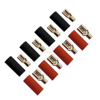 FOUR Connect 4-690756 6.0mm2 2x4.8mm/2x6.3mm red and black flat connector