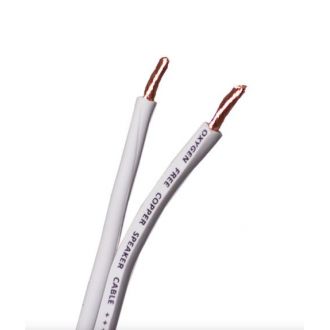 FOUR Connect 4-800268 2x2.5mm2, 1m OFC-speaker cable, white