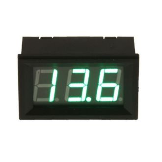 FOUR Connect 4-VD1G voltmeter, green