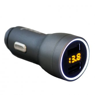 FOUR Connect Mobile 4-USB-VD2 car charger with voltage display