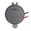 FOUR Connect 4-600162 waterprof USB-charger with voltage display